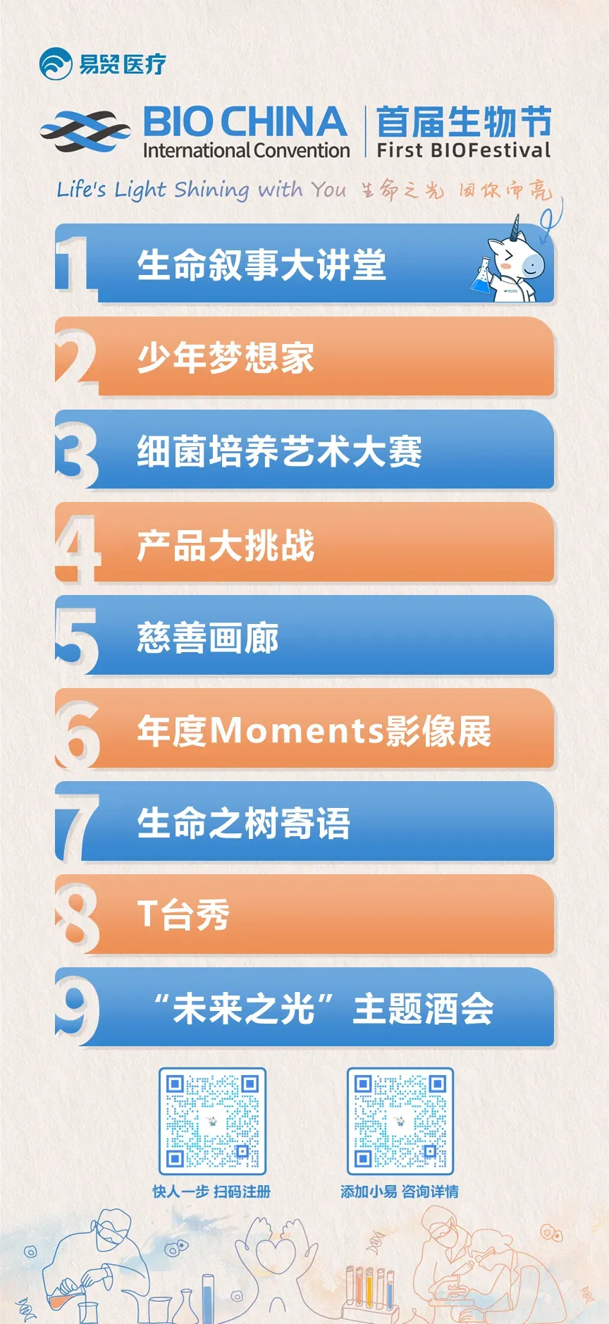 “生命之光，因你而亮” ——BIOCHINA 首届生物节正式启动！